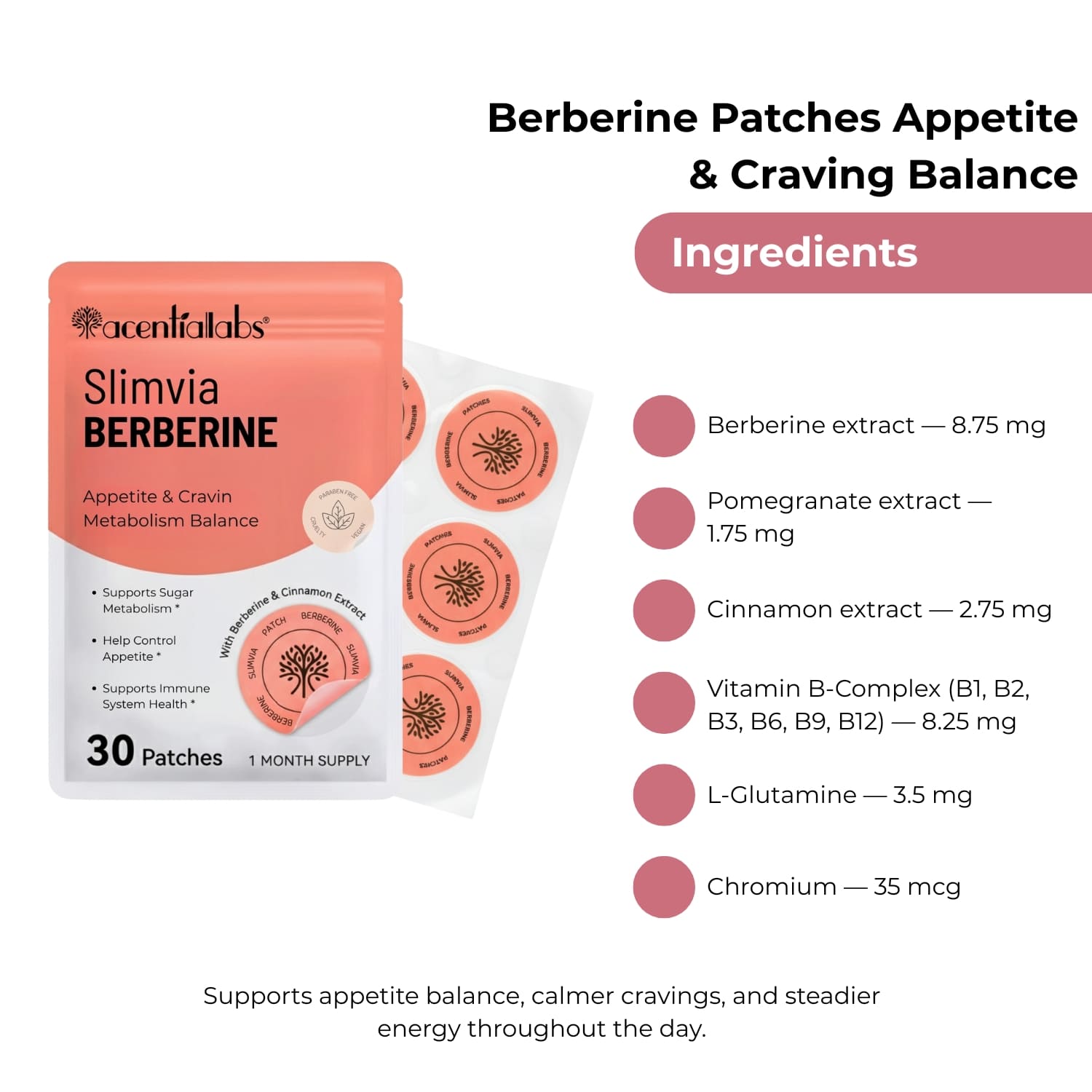 Unpuff, Berberine, MB Patches 3-Pack