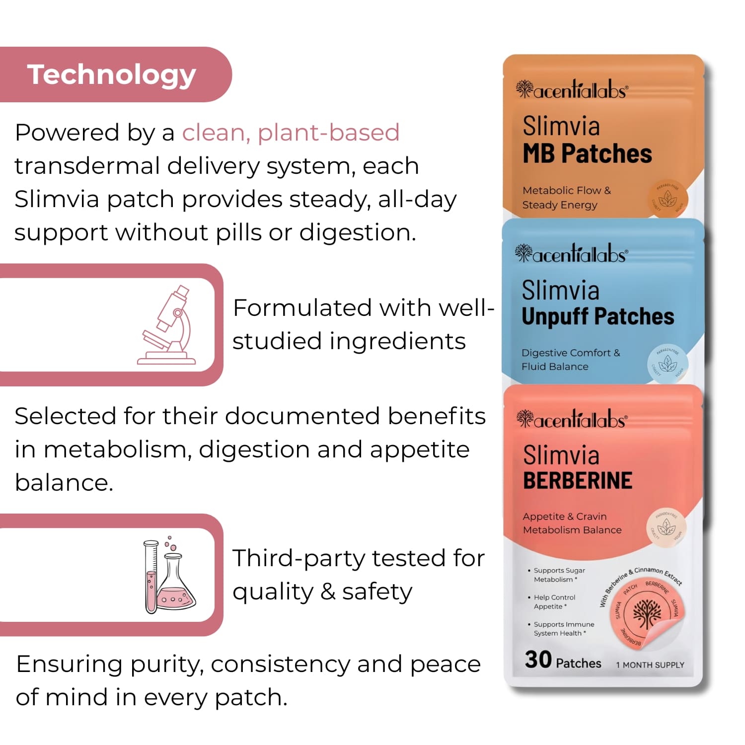 Unpuff, Berberine, MB Patches 3-Pack